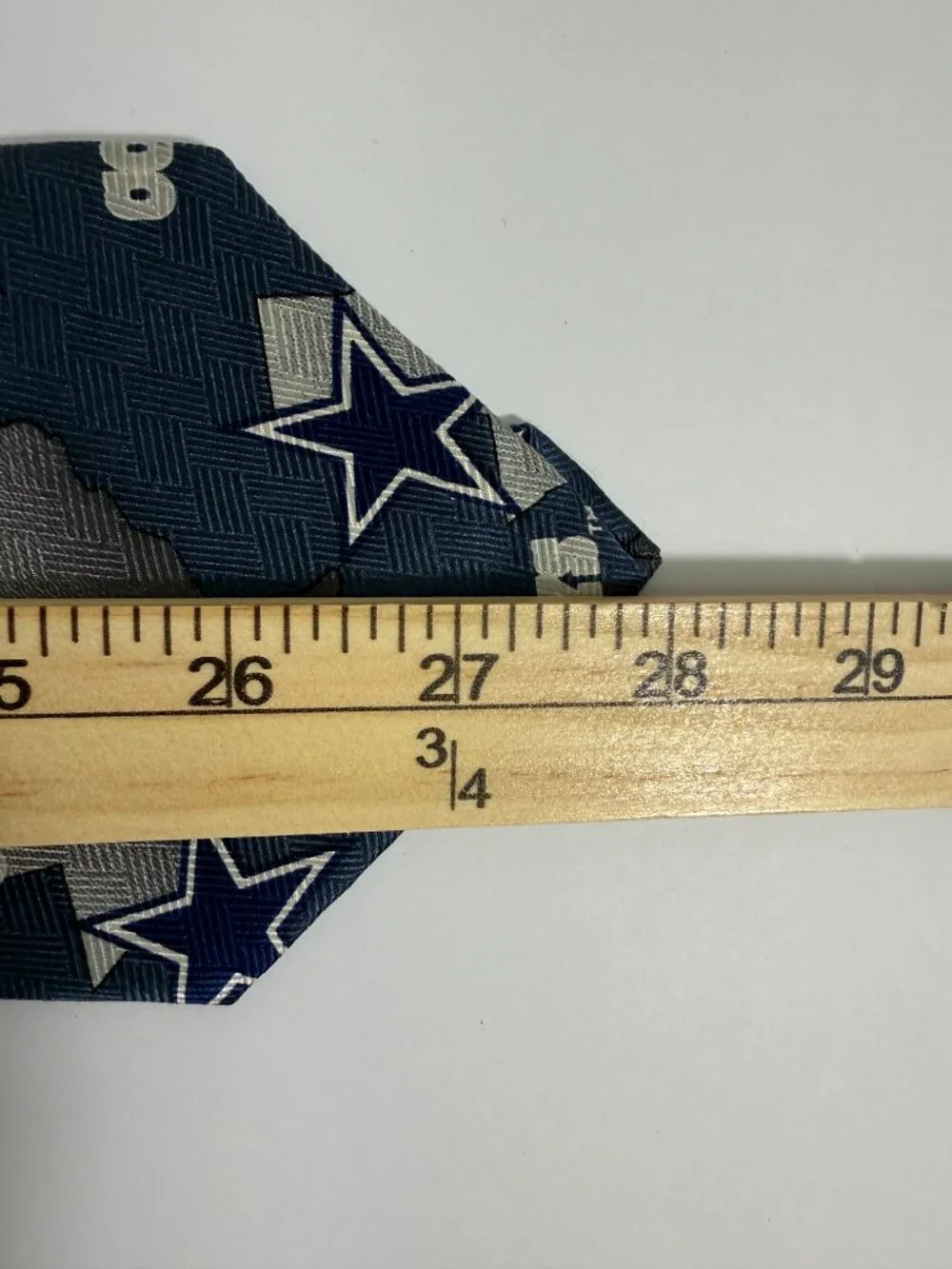Vintage Dallas Cowboys Tie Team NFL Silk Made In USA Texas Star Logo Navy Blue